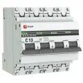 Выключатель автоматический модульный 4п C 13А 4.5кА ВА 47-63 PROxima EKF mcb4763-4-13C-pro, 1шт