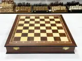 Шахматная доска ларец Махагон красное дерево 45 см без фигур