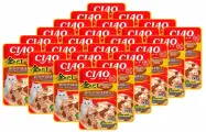 INABA CIAO KINNODASHI для взрослых кошек с тунцом Магуро, тунцом Кацуо 60 гр х 24 шт