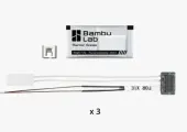 Комплект керамического нагревателя хотэнда и термистора для 3D-принтеров Bambu Lab P1 series (3 шт.) (Артикул FAH001-CT)