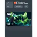75” Телевизор Tuvio 4К ULTRA HD DLED Frameless на платформе Google TV, TD75UFBCV51, черный