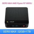 Мини-ПК Beelink SER5 MAX, AMD Ryzen R7 6800U, 32GB, 1TB, черный