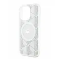 Lacoste для iPhone 15 Pro Max чехол PC/TPU Double layers The Blend Croc logo Hard Farine (MagSafe)
