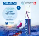 CURAPROX Монопучковая зубная щетка для взрослых и детей от 3 лет, монопучок 1006 щетинок, для ухода за имплантами, коронками и брекетами. Цвет щетин в ассортименте