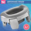 Горшок детский складной дорожный 3в1 для малышей HandyPotty ROXY-KIDS