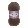 Пряжа Хлопок голд (Cotton gold) упаковка 5 мотков 100 г, 330 м. 55% хлопок 45% акрил цвет 493 коричневый