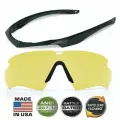 Очки тактические для стрельбы ESS Crossbow One Black Hi-Def Yellow(жёлтый)