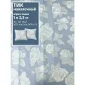 Ткань Тик наволочный для наперников пуходержащий, ш-220 см, пл.140 г/м2, отрез 1 метр