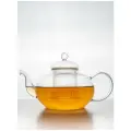 Чайник с заварочной колбой GET&JOY Классика (6708), 1200мл, стекло