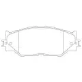 Колодки тормозные NIBK PN1829, дисковые, 4шт
