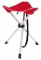 Туристический табурет складной SIMPLE COMFORT, полиэстер 600D, металл, максимальная нагрузка 110 кг, красный, 45х35 см, Koopman International FE2000030-1
