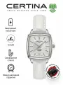 Наручные часы Certina, серебряный, белый