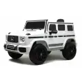 Детский электромобиль Mercedes-Benz G63 4WD (K999KK) белый с дистанционным управлением, полноприводный