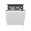 Встраиваемая посудомоечная машина Hotpoint HI 5D85 DW, 60 см, инверторный мотор, 8 программ, 15 комплектов посуды, луч на полу,