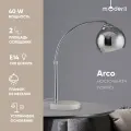 Лампа настольная Moderli V11339-1T Arco, белый, хром
