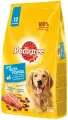 Сухой полнорационный корм PEDIGREE для взрослых собак всех пород, с говядиной, 3 шт по 2.2 кг