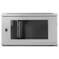 Телекоммуникационный шкаф настенный 19 дюймов 9u 600х350 cерый, серия Е-4