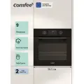 Встраиваемый электрический духовой шкаф Comfee CBO732AGB, 70 л, ширина 59.5 см, 9 режимов, аэрогриль, очистка паром