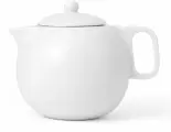 Фарфоровый заварочный чайник с ситечком Jaimi, 1 л, белый, серия Заварочные чайники, Viva Scandinavia, V76002
