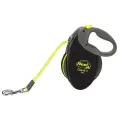 Поводок-рулетка Flexi Giant Neon M, 8 м, 25 кг, светоотражающий