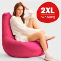 Кресло-мешок Bean Joy, пуфик мешок, бескаркасное кресло, размер XХL, оксфорд, фуксия