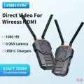Lemorele 200M Беспроводной HDMI Extender HD 1080P Приемник видеопередатчика для камеры Видеокамера Прямая трансляция ПК на телевизор Поддержка батареи