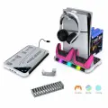 Вертикальная подставка с охлаждением и RGB подсветкой + зарядная станция для 2-х геймпадов dualsense Sony Playstation 5 PS5 / Slim