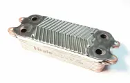 Теплообменник вторичный ГВС 16 пластин для котлов Vaillant, Protherm 0020038571