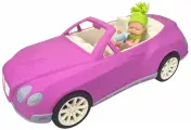 Машина детская, Кабриолет Нимфа, для барби, автомобиль для кукол, с пупсиком.