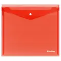 Папка-конверт на кнопке Berlingo No Secret, А5+, 200мкм, красная, (12шт.)