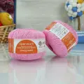 Пряжа Ажурная (Пехорка), Розовый - 20, 100% мерсеризованный хлопок, 10 мотков, 50 г, 280 м.