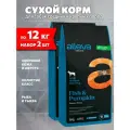 ALLEVA NATURAL ADULT DOG MEDIUM/MAXI FISH & PUMPKIN низкозерновой для взрослых собак средних и крупных пород с рыбой и тыквой (12 + 12 кг)