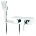 Смеситель для душа RAV Slezak Murray MU080.5/1, хром/белый, рычажный
