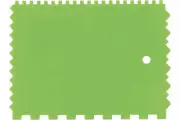 Шпатель для клея СИБРТЕХ пластмассовый, 130x170 мм, зубчатый ,10 штук