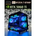ПК Ryzen 7 8700F RTX 5060ti (16gb) ddr5 32gb 1tb ssd m2 игровой Bunker