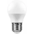 Лампа светодиодная LED 11вт Е27 дневной матовый шар | код 25951 | FERON (6шт. в упак.)