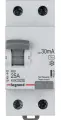 Устройство защитного отключения Legrand / Легранд RX3 двухполюсный, в пластиковом корпусе, белый, 25A 30мА IP20 тип AC, 402024 / УЗО