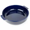 Круглая форма для запекания PEUGEOT CERAMIC, Франция, 27 см, синяя