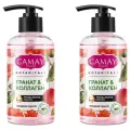 CAMAY Camay Botanicals жидкое мыло цветы граната с натуральными экстрактами и маслами, без парабенов , 2 шт., 280 мл