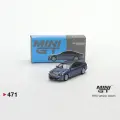 Машинка minigt 1/64 #471 BMW Alpina B7 xDrive Alpina Blue Metallic Die-cast alloy car model collection display gifts