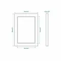 Фоторамка IKEA FISKBO фискбу 13x18 см белый