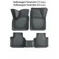 Автоковрики ЭВА с Бортами для Volkswagen Teramont I (17-25г.), Volkswagen Tavendor (22-н. в.). ЕВА соты от SUPERVIP.