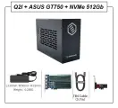 Внешняя видеокарта EGPu Wikingoo Q2l + Asus GT730 + NVMe 512Gb, Thunderbolt 3/4.