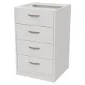 Тумба Меб-фф Офисная приставная тумба ТС-27 цвет Белый 45/44/74 см