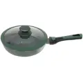 Сковорода «BAROLY» GREEN 22см, индукционная, с крышкой, антипригарная