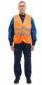 Жилет сигнальный Тип 2Т оранжевый с СОП размер 56-58 (170-176)