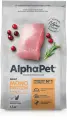 AlphaPet Superpremium MONOPROTEIN Сухой корм для взрослых кошек, из индейки - 1,5 кг