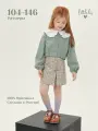 Школьная блуза Little Lis, размер 146, зеленый
