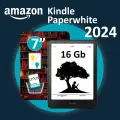Электронная книга Amazon Kindle PaperWhite 12 2024 16Gb Black (рекламная версия) с обложкой ReaderONE PW Library