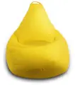 Кресло-мешок PUFON груша размер 3XL, желтый , материал дюспо
